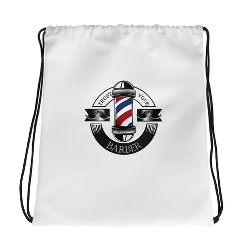 Trust your Barber All-Over Print Drawstring Bag