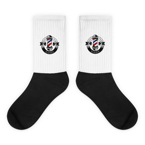 Trust your Barber Black Foot Sublimated Socks