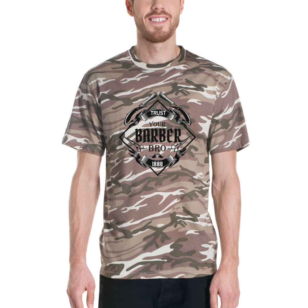 Trust your Barber Bro Anvil 939 Camouflage T-Shirt