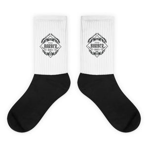 Trust your Barber Bro Black Foot Sublimated Socks